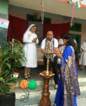 Mr.Techi James, AAPSA President Lighting the Lamp on the Republic Day.jpg